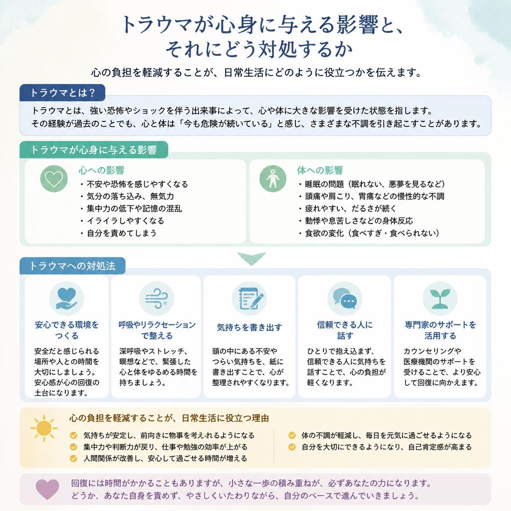2. トラウマを癒す - 心のケアの重要性