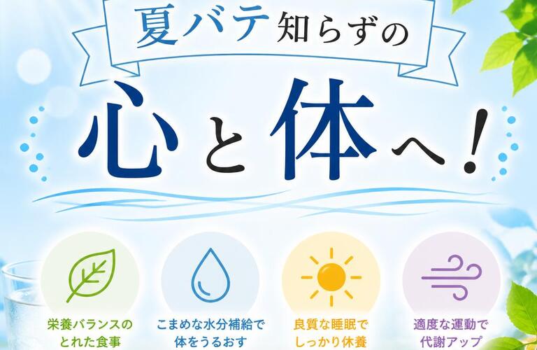 夏バテ知らずの心と体へ！