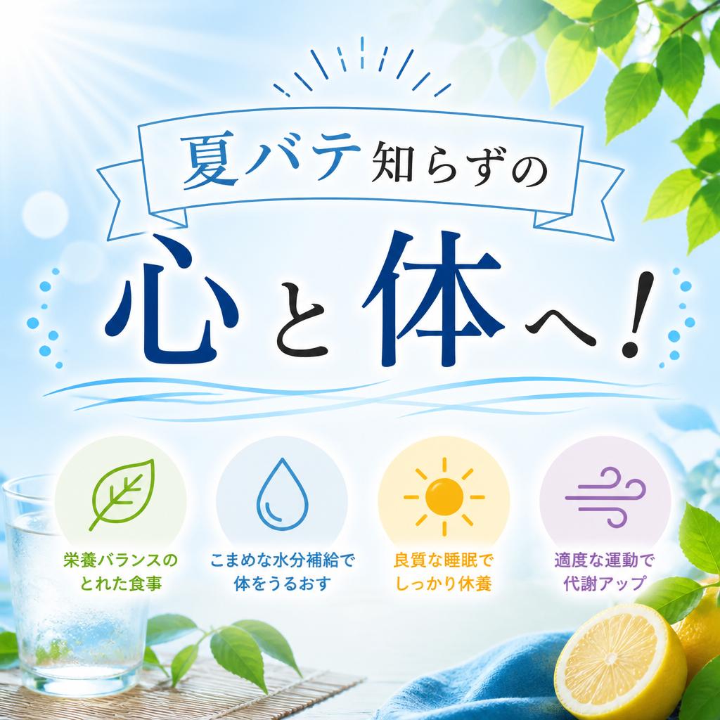 夏バテ知らずの心と体へ！