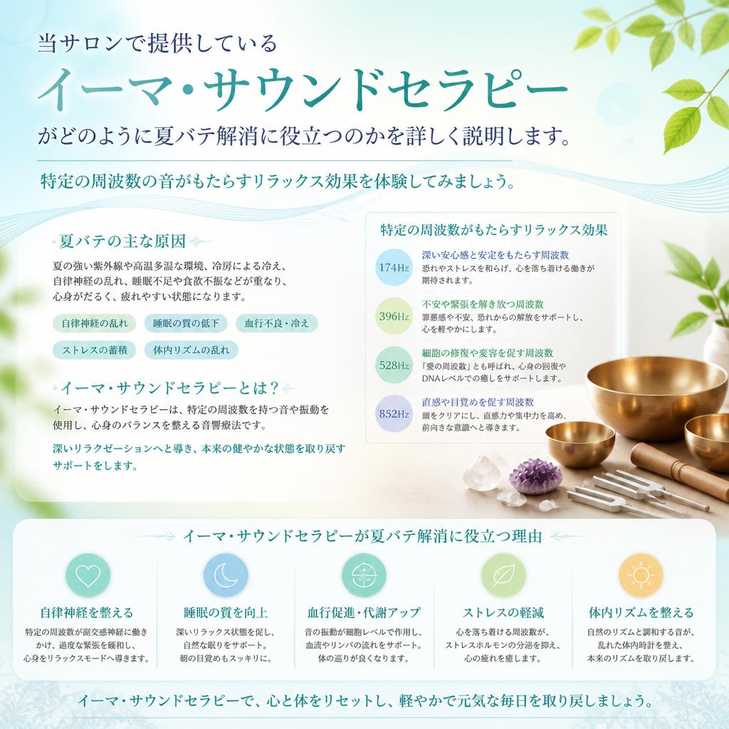 イーマ・サウンドセラピーの効果