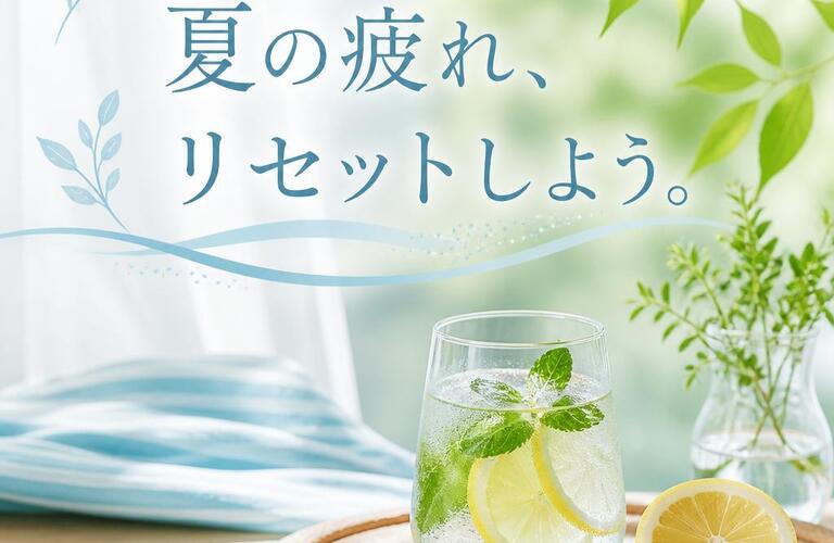 夏の疲れ、リセットしよう。